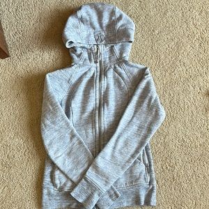 Lululemon scuba hoodie size 6. Heather blue